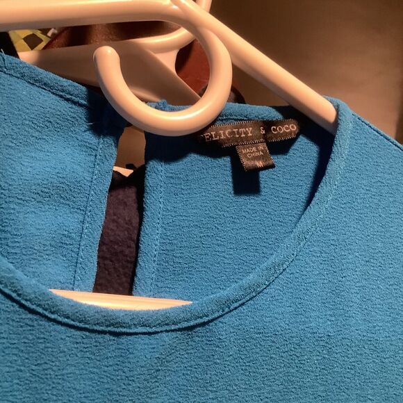 Felicity and coco dress size medium m blue color - Picture 2 of 2